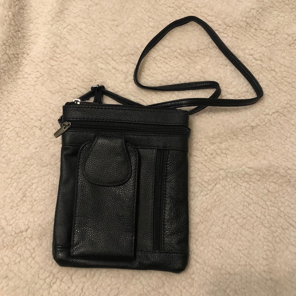 FREE with Bundle Authentic Leather Crossbody Purse